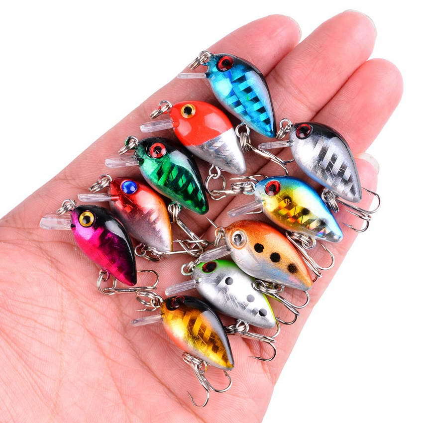 Fishing Equipment Kit - Fishing Lure Small Minnow Mini Wobble