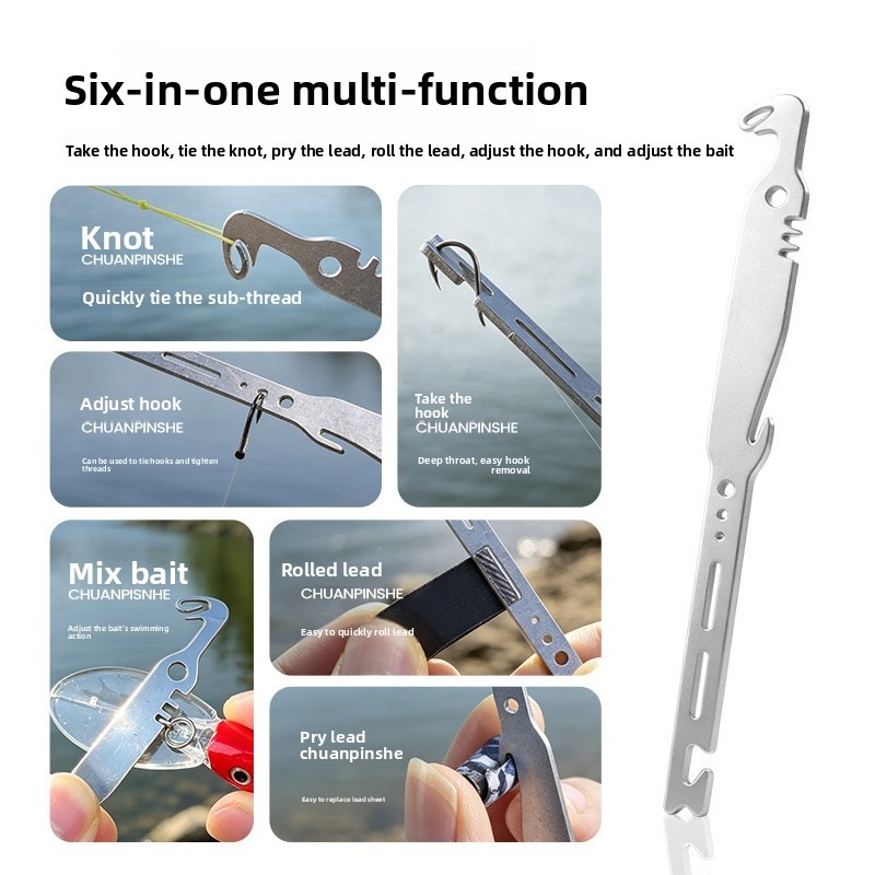QAJTAO 4 Pieces 6-in-1 Stainle - đánh giá và giá Fishing Equipment Pictures